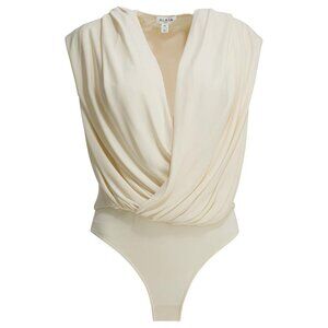 Alaïa Draped Bodysuit With Hood Tag Size 40 Women